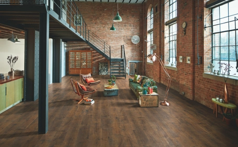 luxury flooring in mill building