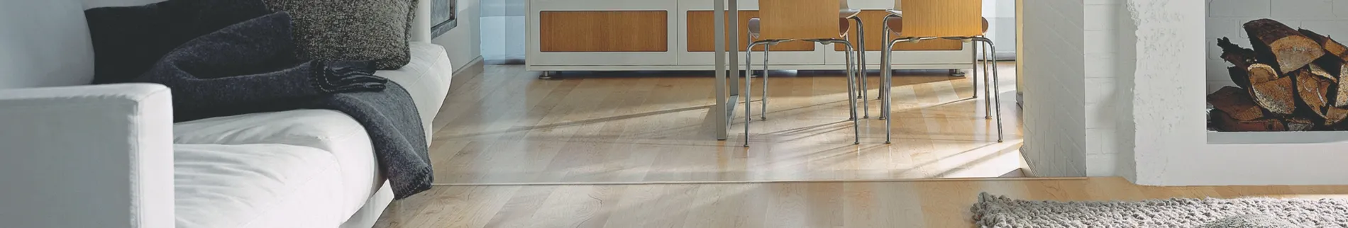 light colored flooring in livingroom